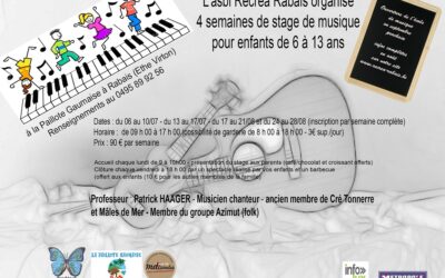 Stage de Musique à Virton 2015 (Juillet- Aout)