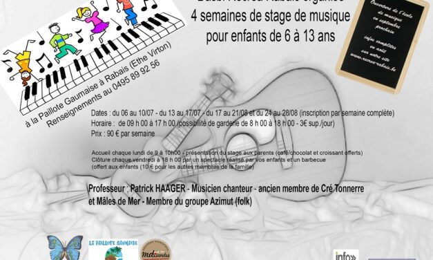 Stage de Musique à Virton 2015 (Juillet- Aout)