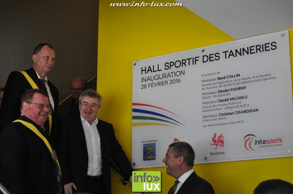 Inauguration du Hall sportif de Neufchateau