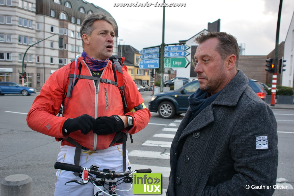 Frank Istace à Bastogne Défit 2016  800 kms pour le Télévie  !!