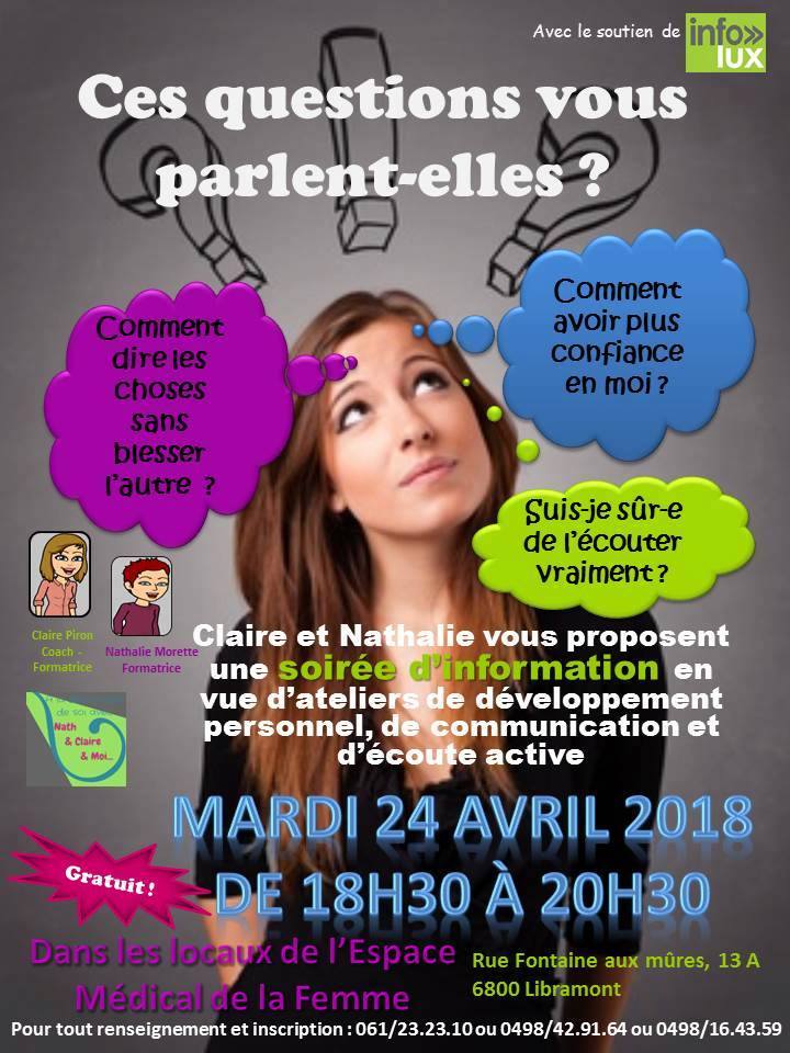 Conférence à Libramont : sur de développement personnel