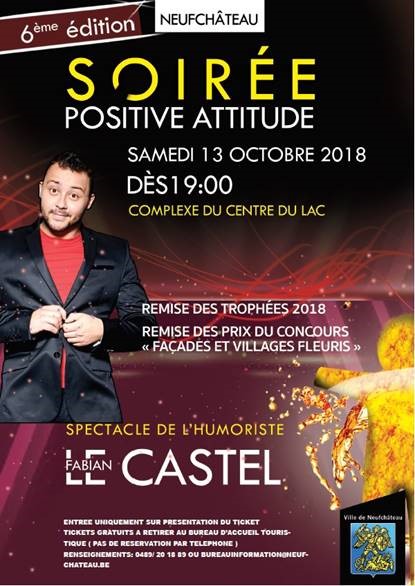 soirée « Positive Attitude » à Neufchâteau