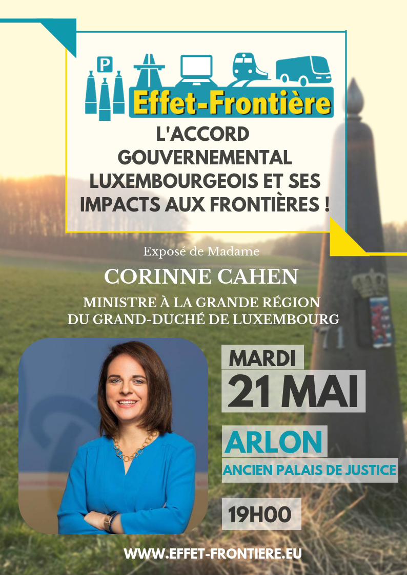 Conférence Corinne Cahen Arlon Effet fontière