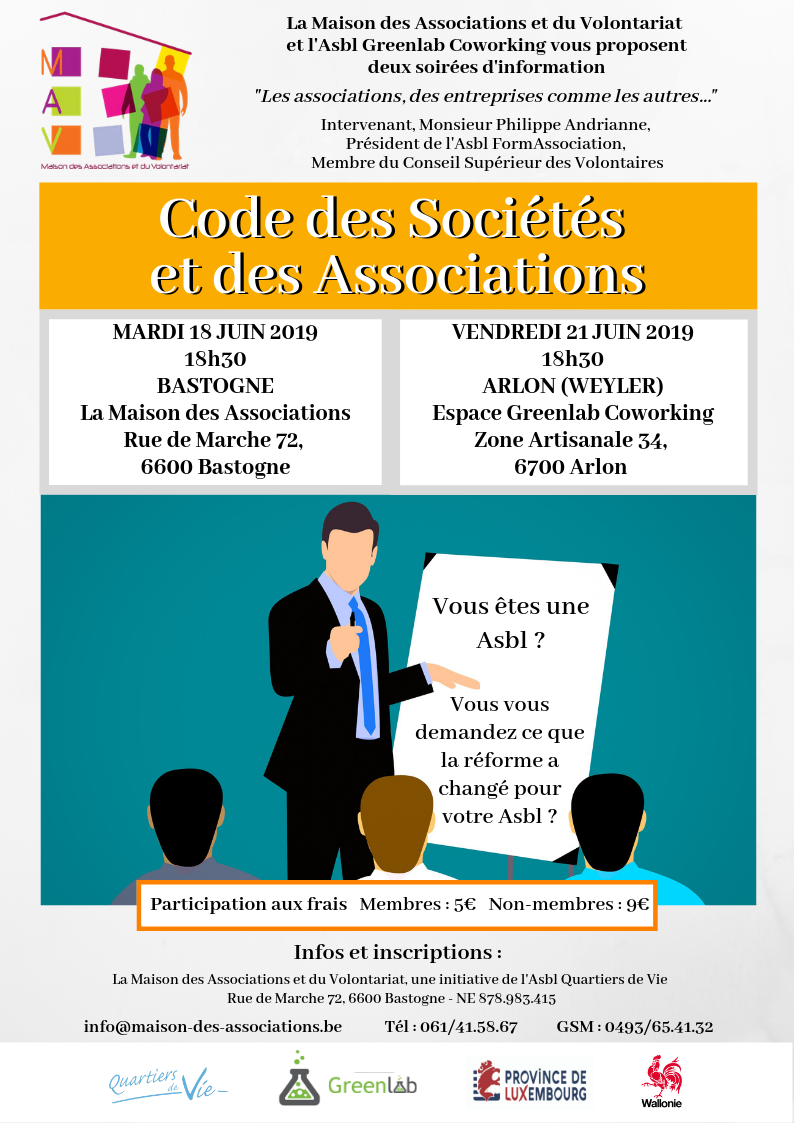 Code des Sociétés et des Associations – Bastogne – Arlon