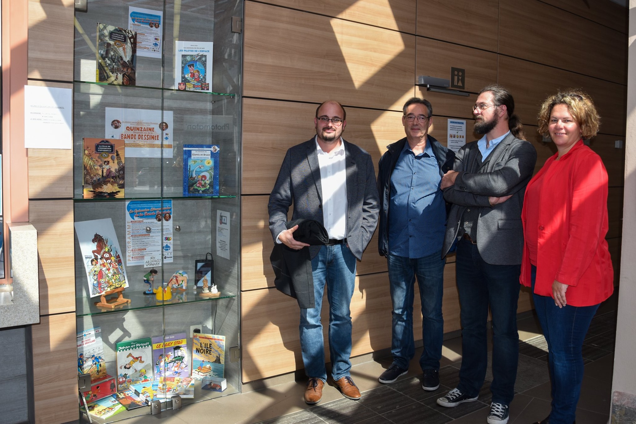 INAUGURATION VITRINE GARE