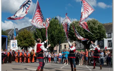 Gaume> Florenville> lanceurs de drapeaux et jongleurs de feu