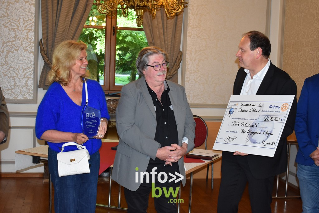 Les lauréats du Prix de l’Engagement Citoyen 2024 du Rotary Club et de la Commune de Braine-l'Alleud sont connus!