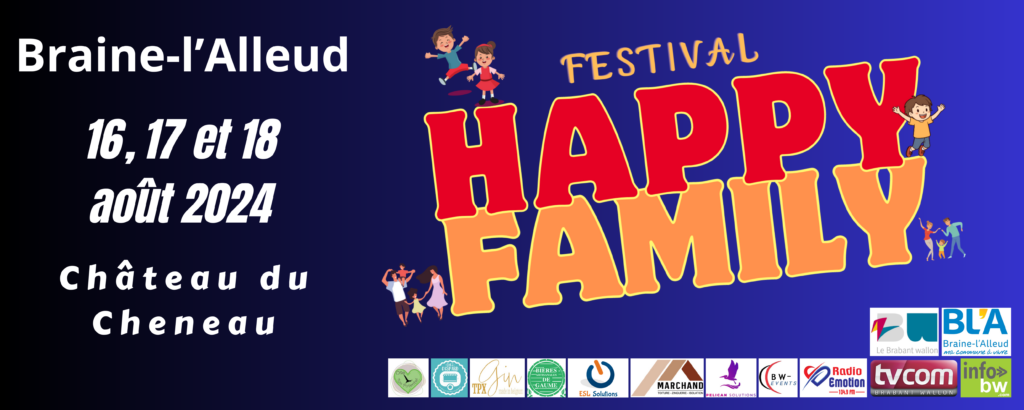 Voici les 12 moments forts du Festival Happy Family : un week-end avec 100% des activités gratuites!