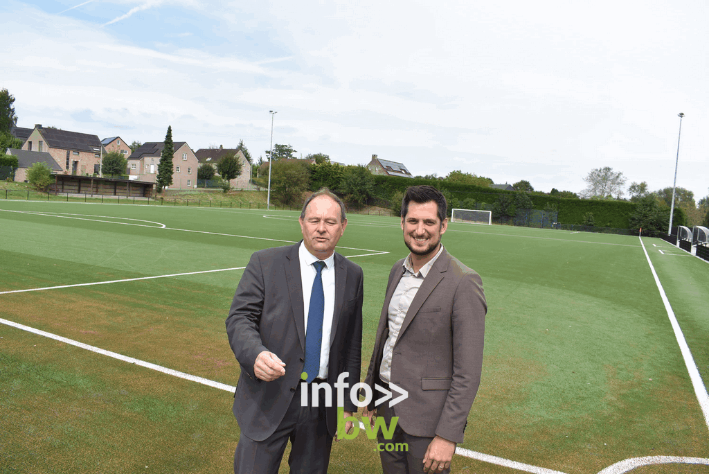 Inauguration du nouveau terrain synthétique à Ophain : un nouveau souffle pour le sport à Braine-l'Alleud