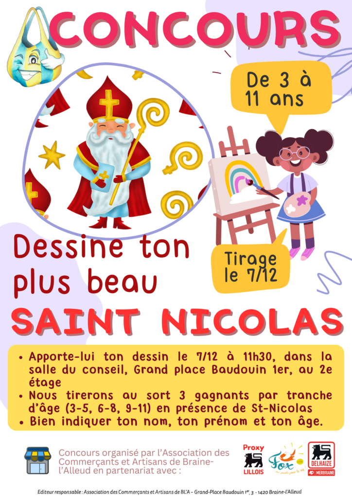 Braine-l'Alleud > Concours > Dessins > Saint Nicolas