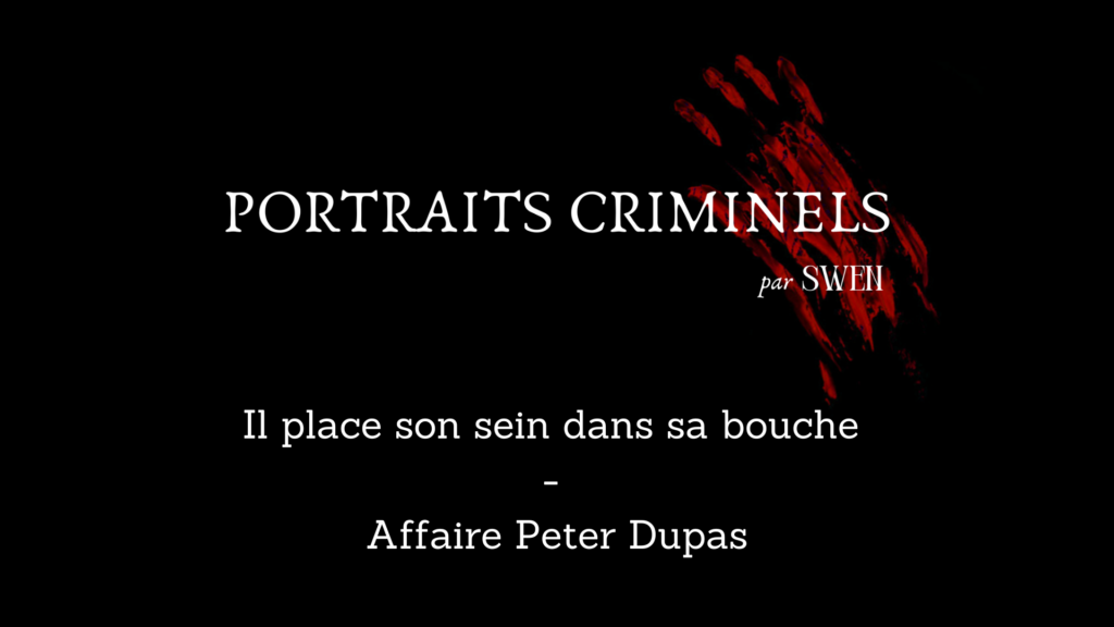 Portraits criminels par Swen : Peter Dupas (The Mutilating Monster)